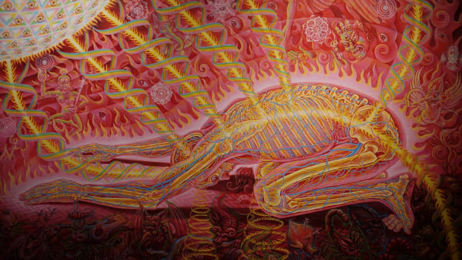 Alex Grey Transcending Earthly Boundaries Wallpaper