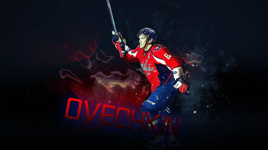 Alex Ovechkin Captain Of The Washington Capitals Wallpaper
