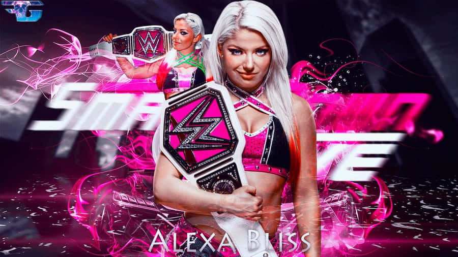 Alexa Bliss Pink Aesthetic Wallpaper