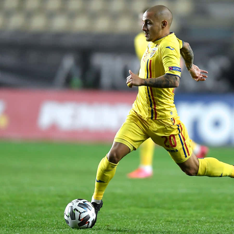 Alexandru Mitrita At Uefa Euro 2020 Qualifier Wallpaper