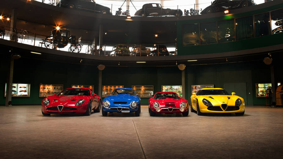 Alfa Romeo At An International Car Show Wallpaper