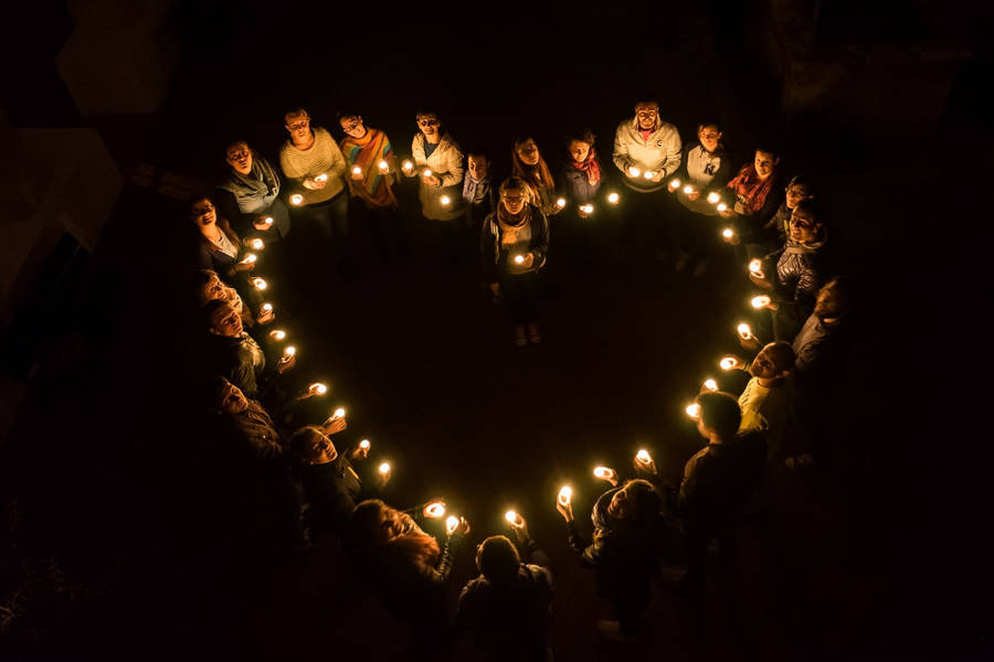 All Saints Day Heart Wallpaper