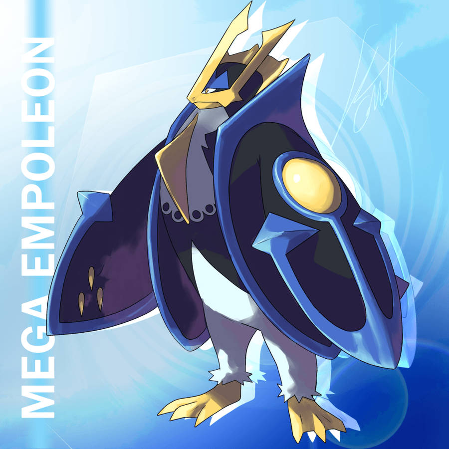 Alternate Mega Empoleon Artwork Wallpaper