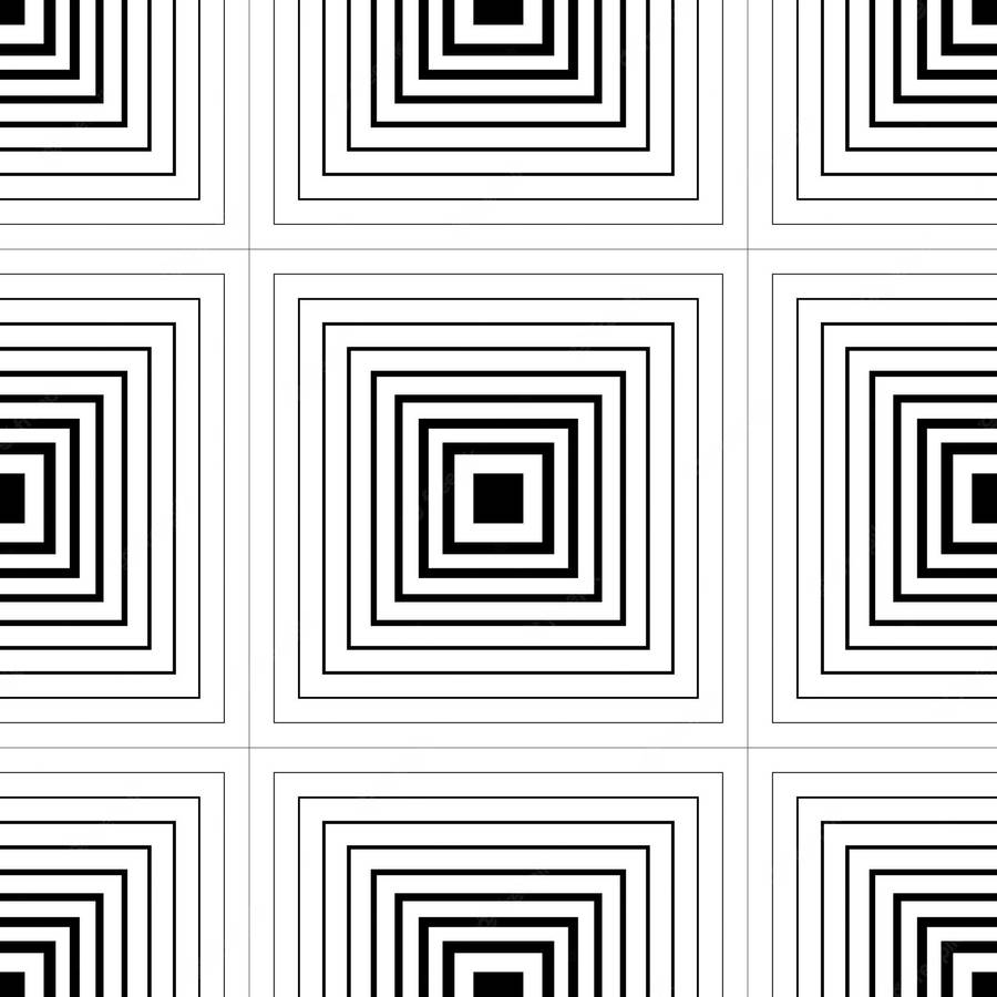Ambiguous Squares On White Background Wallpaper