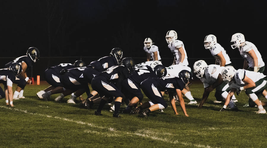 American Football Formation Wallpaper