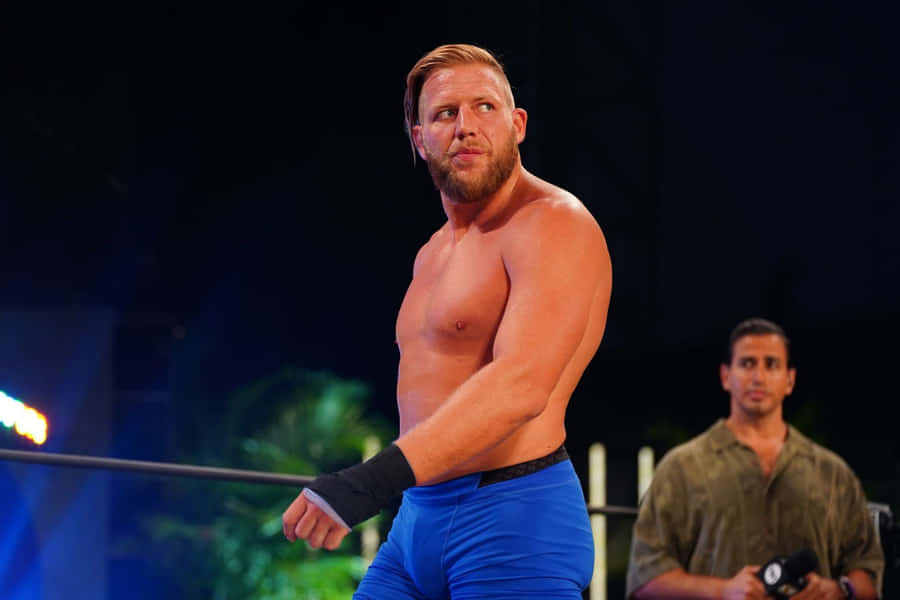 American Mixed Martial Artist And Wrestler Jake Hager In 2022 Wallpaper