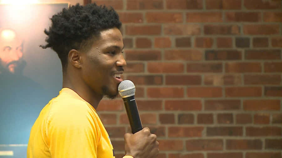 American Professional Basketball Player Malik Beasley Omaha Jesuit Academy Wallpaper