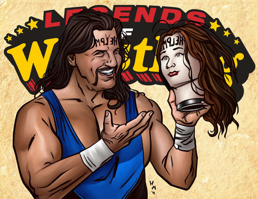 American Professional Wrestler Al Snow Digital Art Wallpaper