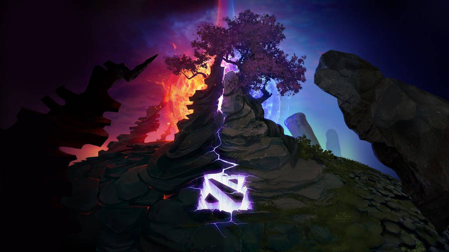 Amoled Dota Game 4k Wallpaper