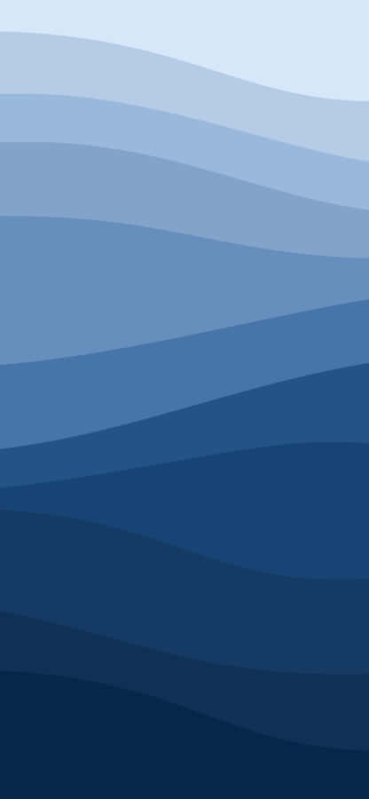 An Abstract Minimalist Landscape Of Blue Wallpaper