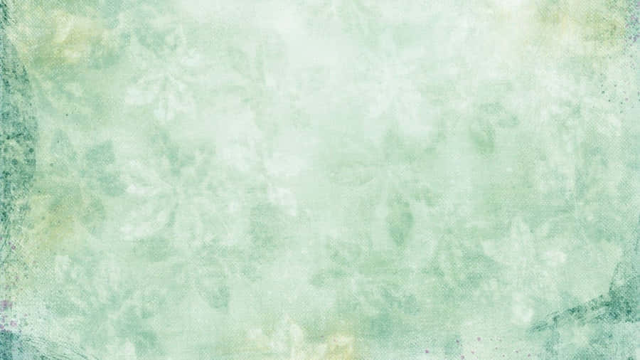 An Aesthetic Clean Pastel Green Desktop Wallpaper