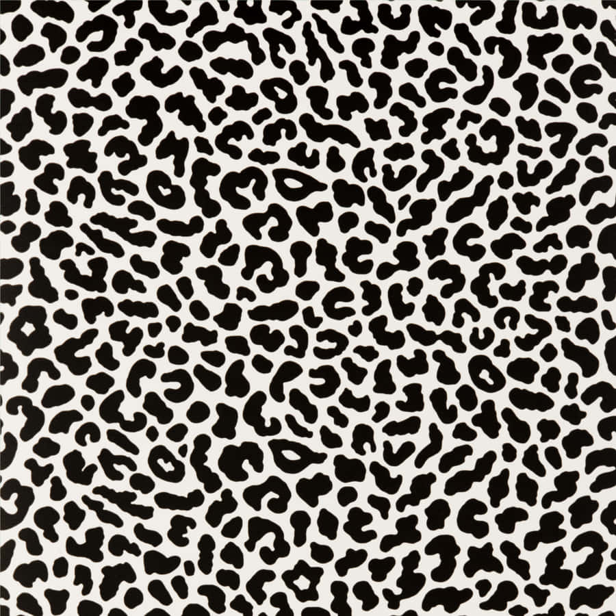 An Alluring Black And White Animal Print Wallpaper. Wallpaper