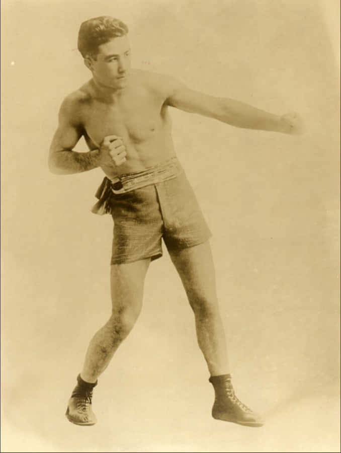 An Almost Wipe-out Photo Of Johnny Dundee Wallpaper