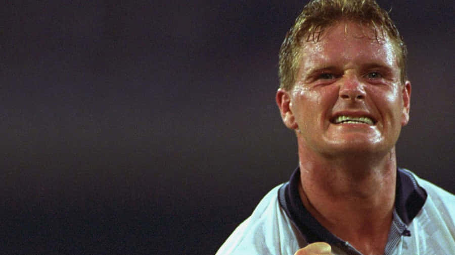 An Eager Face Of The Legend Paul Gascoigne Wallpaper