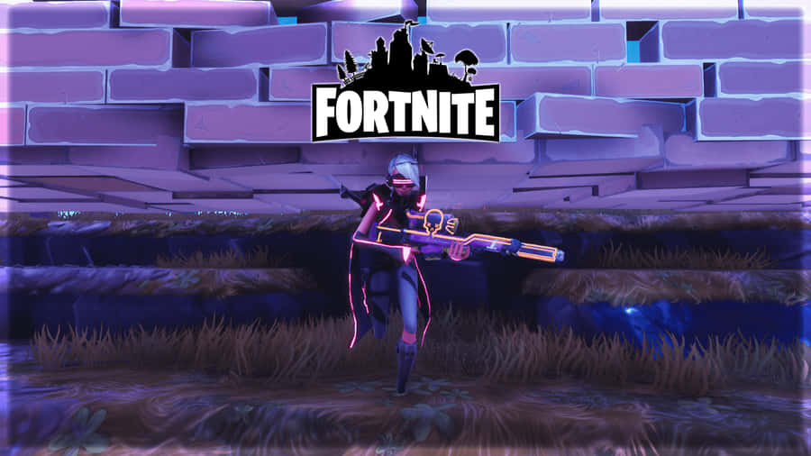 An Epic Logo For The Game Fortnite Wallpaper