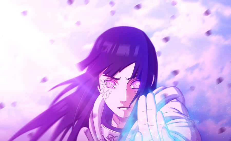 An Illustration Depicting A Computer In An Aesthetically Pleasing Naruto-inspired Design Wallpaper