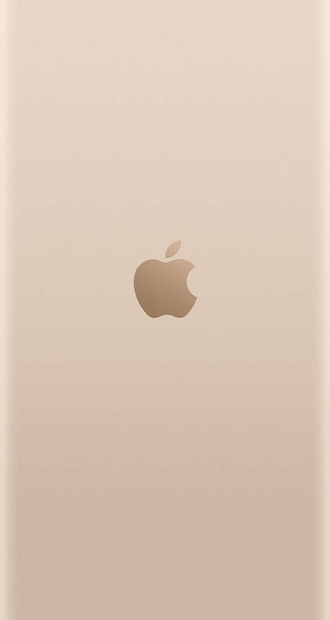An Image Of An Apple Iphone 6s Gold Wallpaper