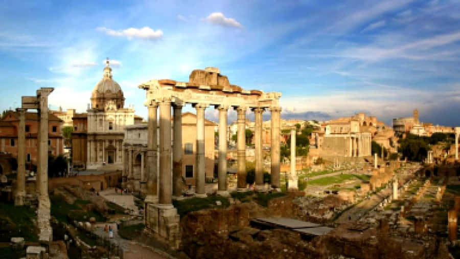 Ancient Roman Forum Desktop Wallpaper