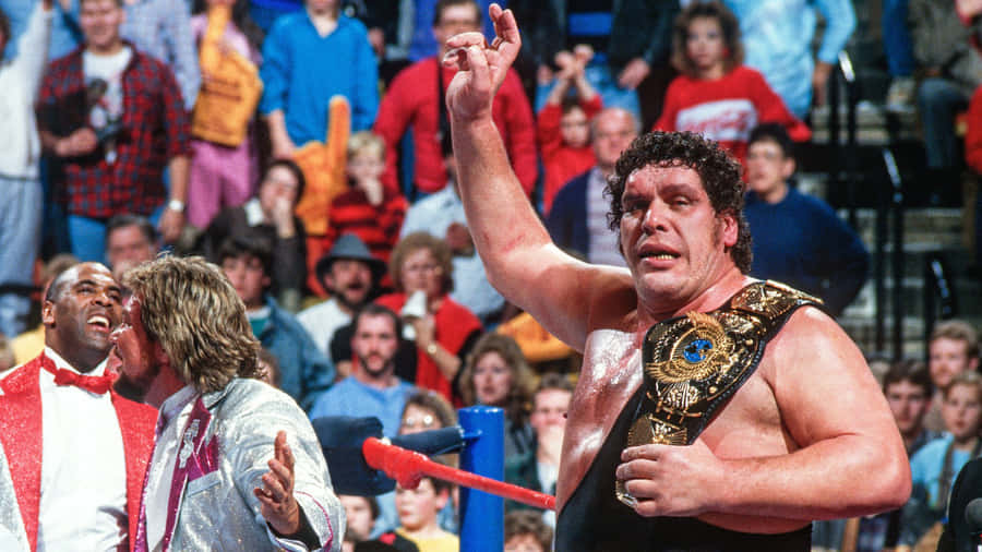 Andre The Giant Wwf Heavyweight Champion Wallpaper