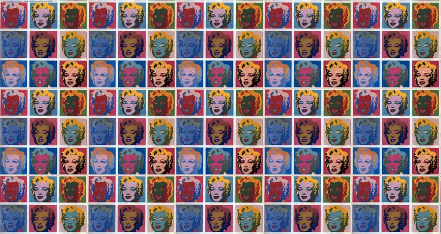 Andy Warhol Marilyn Diptych Wallpaper