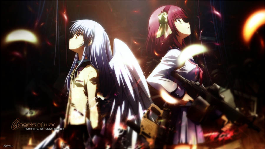 Angel Beats With Yuri Wallpaper