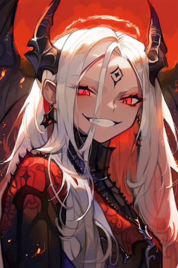Anime Demonic Smile Evil Grin Wallpaper