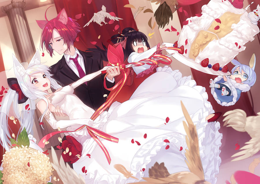 Anime Groom Graphic Wallpaper