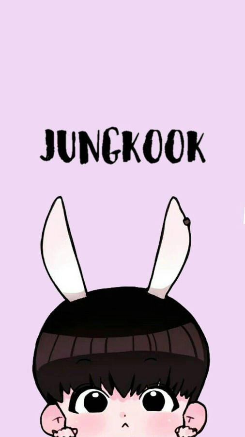 Anime Jungkook Purple Aesthetic Phone Wallpaper