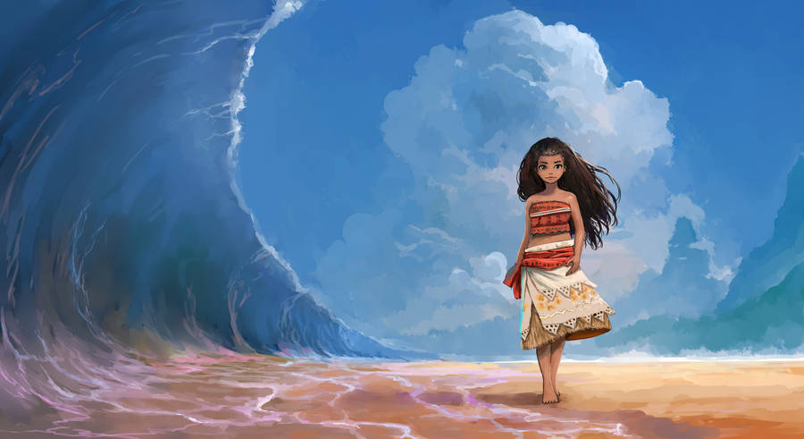 Anime Moana 4k Wallpaper