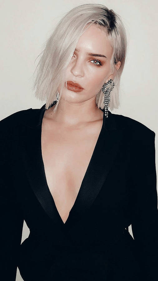 Anne-marie Black Gown Wallpaper
