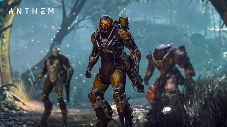 Anthem 4k Three Characters Wallpaper