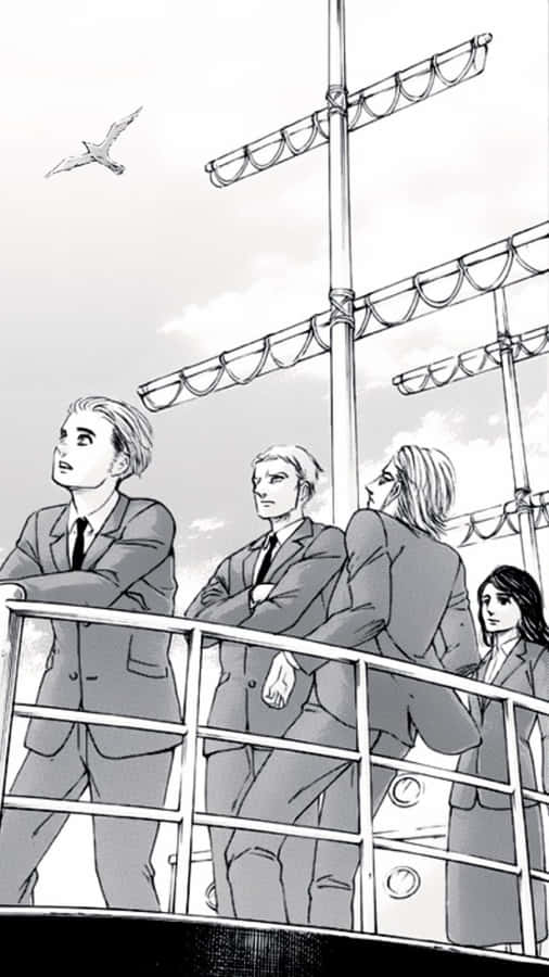 Aot Manga Anime Sketch Wallpaper