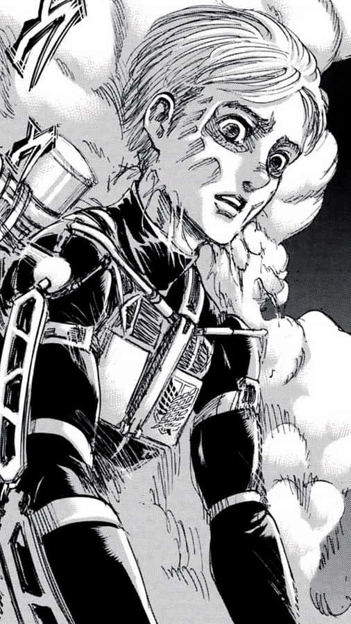 Aot Manga Armin Digital Sketch Wallpaper