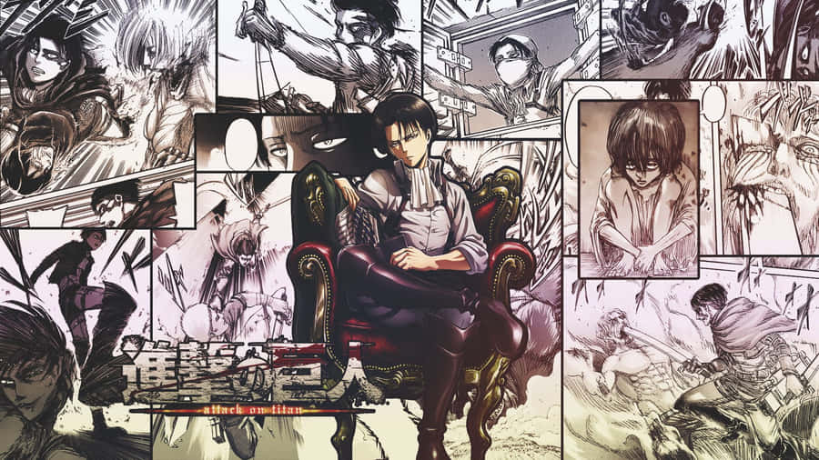Aot Manga Levi Ackerman Wallpaper