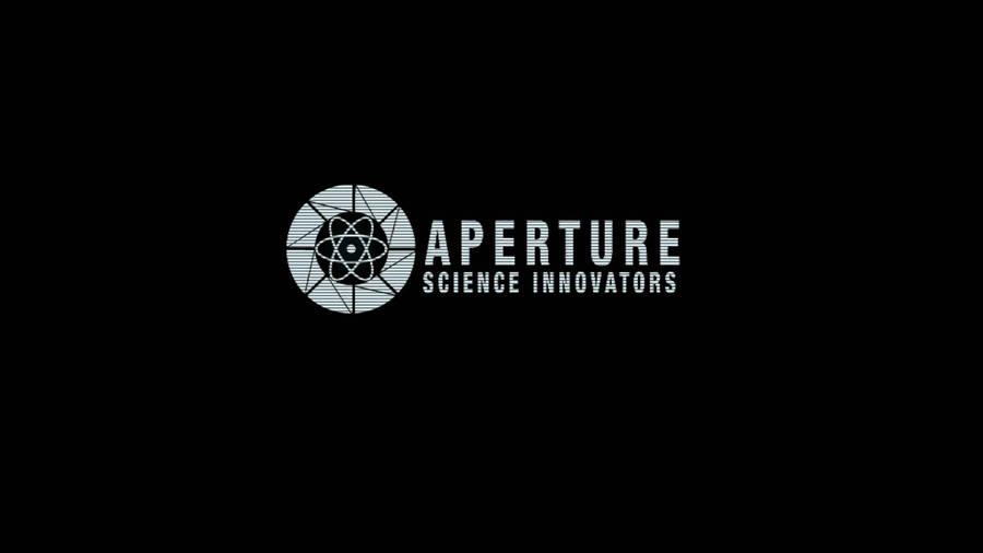 Aperture Portal Logo Wallpaper