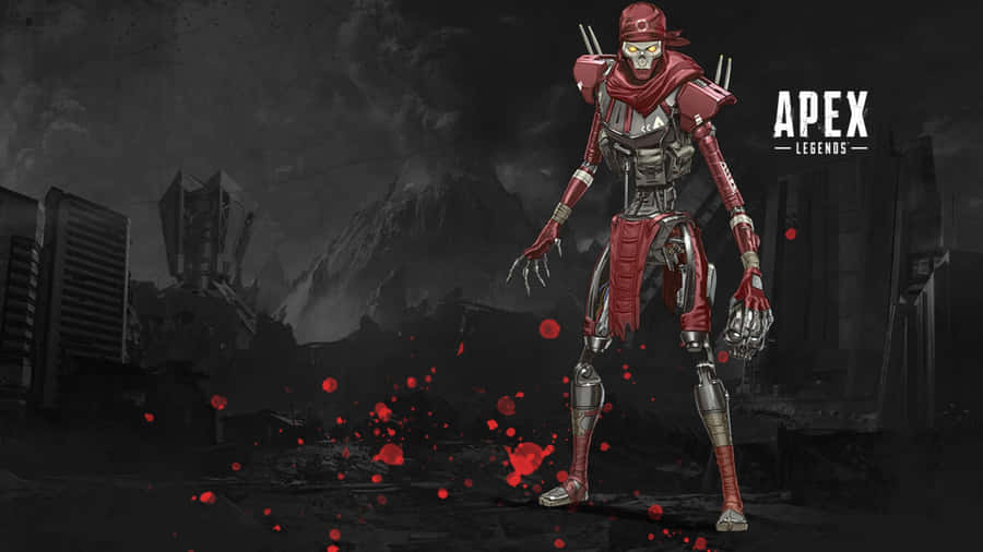 Apex Legends Revenant Red Robotic Skeleton Entity Wallpaper