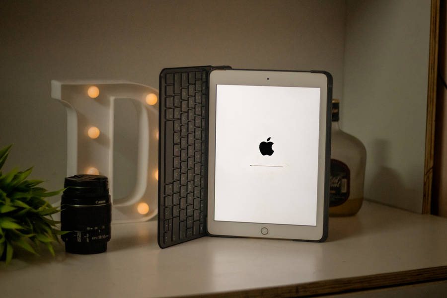 Apple Ipad Pro With Keyboard Accessory Wallpaper