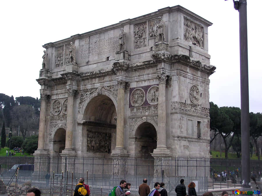 Arch Of Constantine Historical Landmark Wallpaper