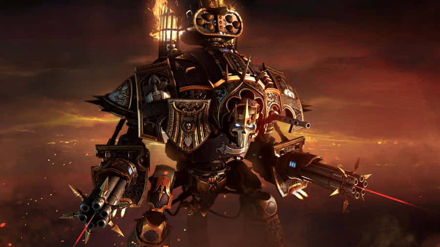 Armies Clash In Epic Battle In Warhammer 4k Wallpaper