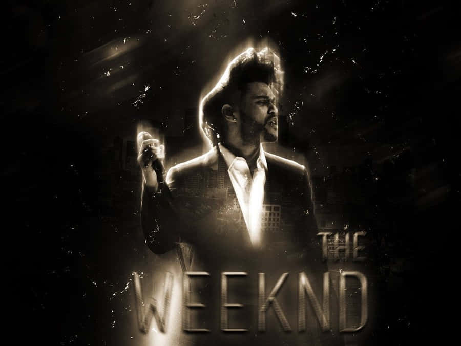 Artistic Iphone Wallpaper Featuring The Weeknd Wallpaper