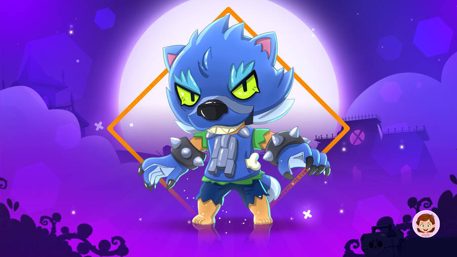 Artsy Werewolf Skin Leon Brawl Stars 4k Wallpaper
