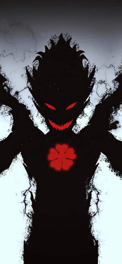 Asta Unleashing Tremendous Power In His Demon Form Wallpaper