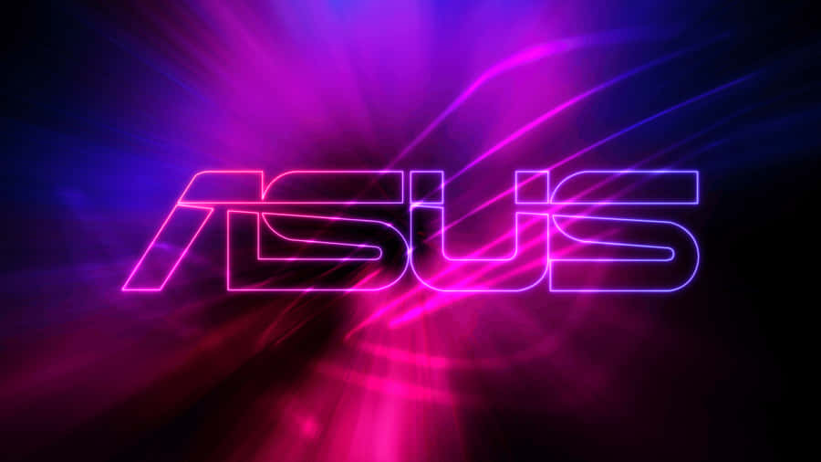Asus Neon Glow Logo Wallpaper