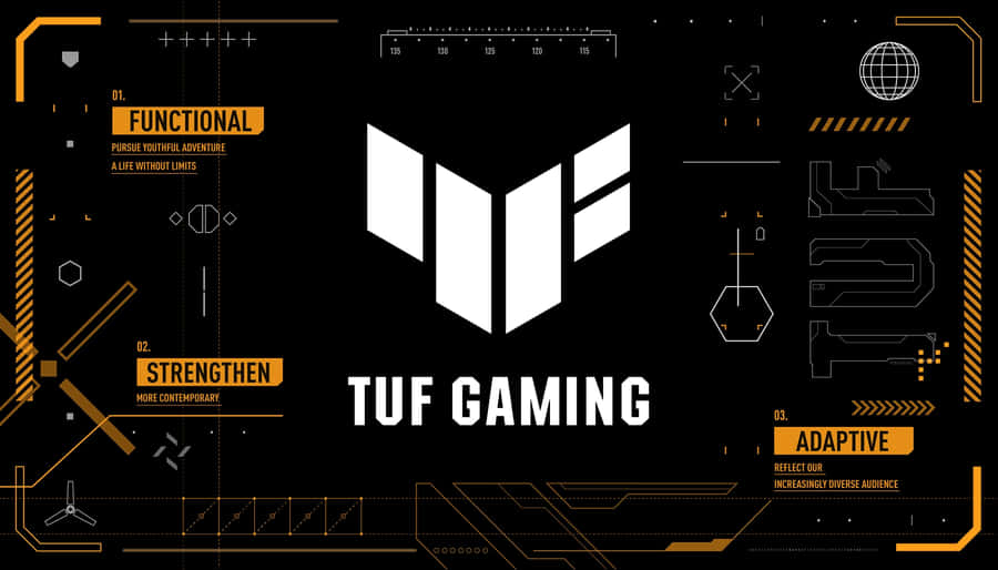 Asus T U F Gaming Brand Graphic Wallpaper