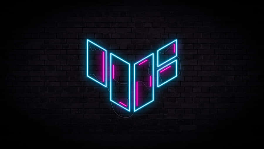 Asus T U F Gaming Logo Neon Wallpaper Wallpaper