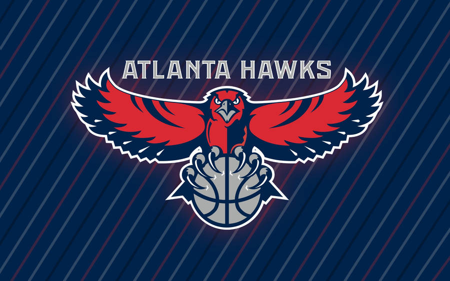Atlanta Hawks Blue Logo Wallpaper