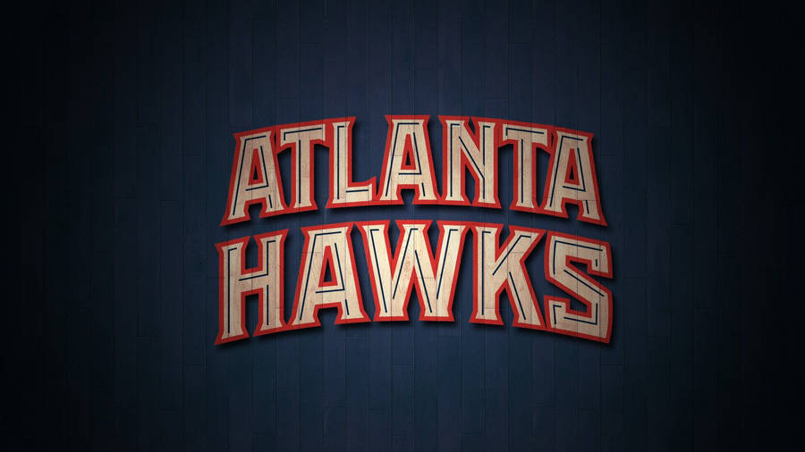 Atlanta Hawks Word Art Wallpaper