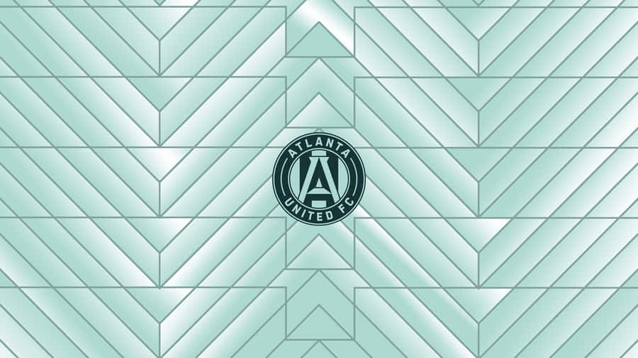 Atlanta United Fc In Blue Pattern Texture Wallpaper