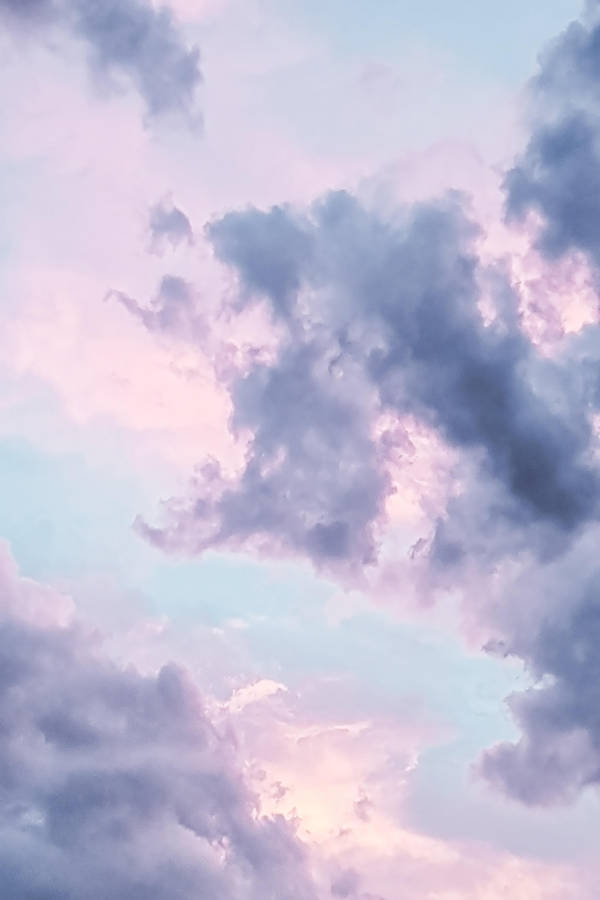 Authentic Aesthetic Cloudy Sky. Wallpaper