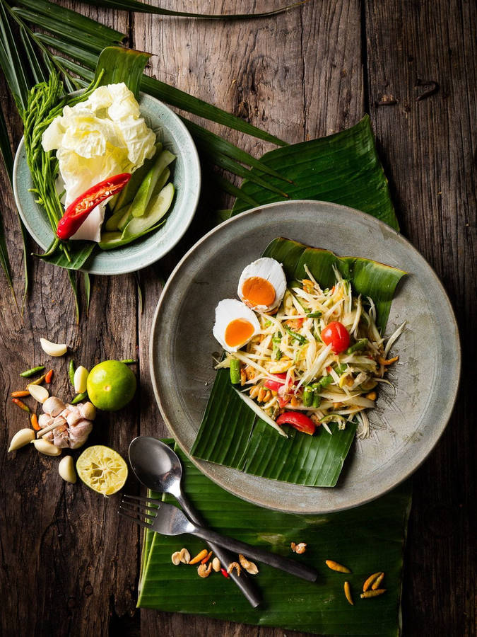 Authentic Thai Food Wallpaper